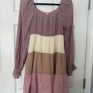 Blu Pepper Mauve Textured Top